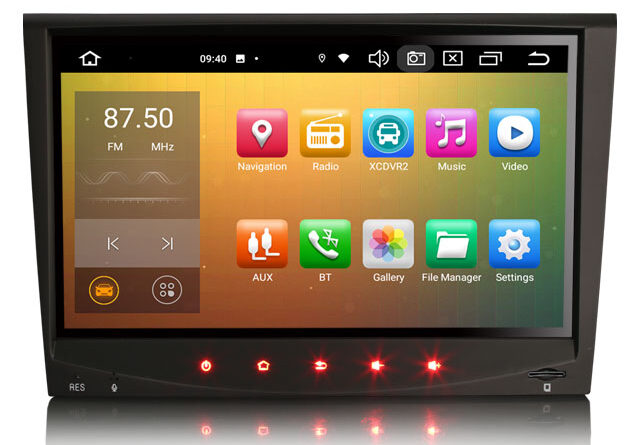 Erisin ES8558C 7″ IPS Android 16.0 Car Multimedia Wireless CarPlay Android Auto Radio For Porsche 911 Cayman Boxster 987