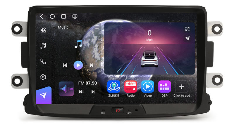Erisin ES9029D 8″ 8GB+128GB Android 16.0 Car Radio Wireless CarPlay Android Auto GPS 4G DAB+ DSP for Renault Dacia Duste