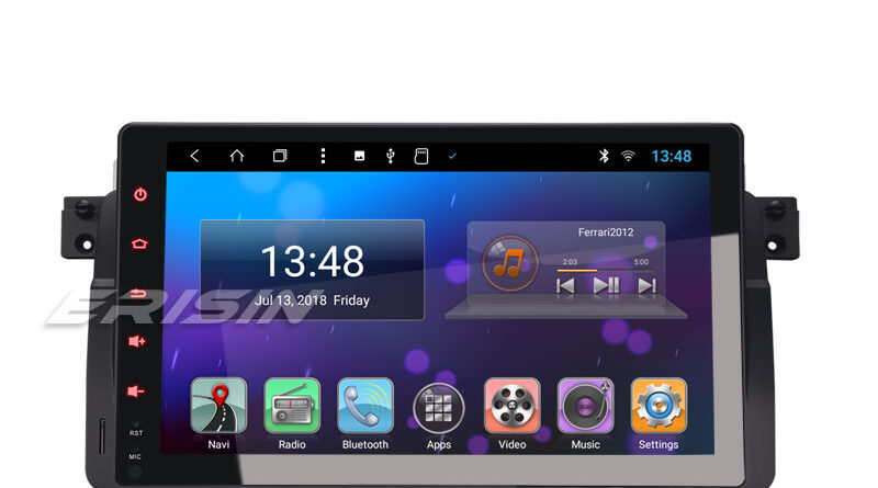 Erisin ES8296B 9″ BMW 3er E46 320 318 Rover 75 MG ZT DAB+ GPS Android 8.1 Car Stereo Sat Nav SWC