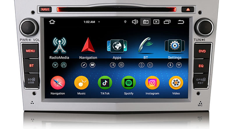 Erisin ES6760PSN Android 14.0 Car Stereo DVD GPS Navi For Opel VAUXHALL HOLDEN Astra Combo Wireless CarPlay Auto Radio D