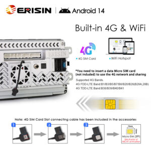 Erisin ES6629D Android 16 Qualcomm Car Stereo GPS for Renault Dacia Duster Logan Sandero Dokker Lodgy CarPlay AUTO Radio