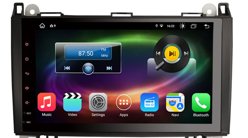 Erisin ES8692B 9″ Android 12.0 Car Media Player CarPlay & Auto 4G WiFi DSP Stereo GPS For Mercedes Benz B-Class W245 Spr