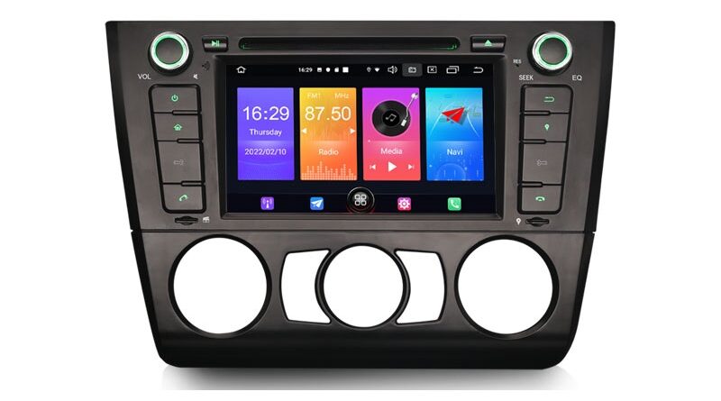 Erisin ES2740B 7″ Android 12 Car Radio For BMW E81 1 Series E82 E83 Wireless Apple CarPlay Android Auto DVR DSP GPS DVD