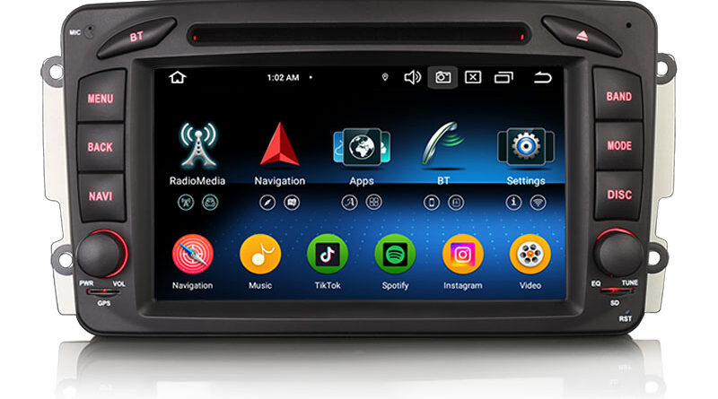 Erisin ES6763CN Android 14 Car Multimedia System For Mercedes Benz Viano Vito C/G/A Class Wireless CarPlay Auto Radio DS