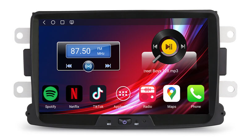 Erisin ES6629D Android 16 Qualcomm Car Stereo GPS for Renault Dacia Duster Logan Sandero Dokker Lodgy CarPlay AUTO Radio