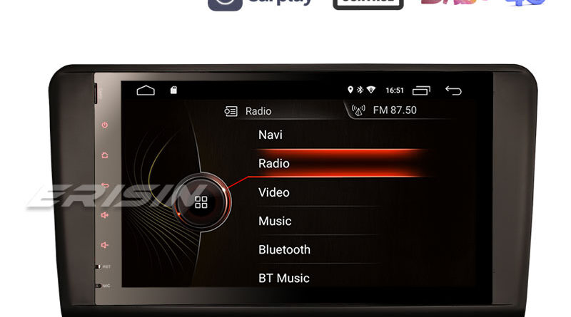 Erisin ES4294L 9″ Android 10.0 OS Car Stereo GPS 4G TPMS DAB+ Apple CarPlay DSP for Benz ML-Class W164 GL-Class X164