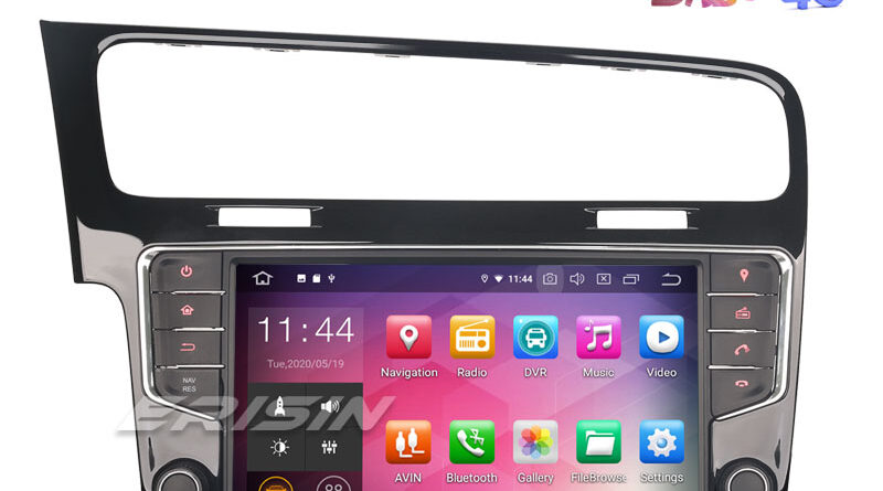 Erisin ES5111G 9″ Android 10.0 Car Stereo for VW GOLF VII/7 DAB+ CarPlay+ TPMS DVR Radio WiFi GPS Navi