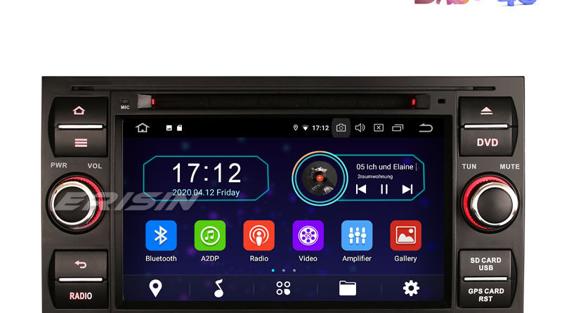 Erisin ES5931FB 7″ Android 10.0 Car DVD for Ford Focus Kuga Transit Galaxy Autoradio GPS DAB+ Wifi 4G DVB-T2