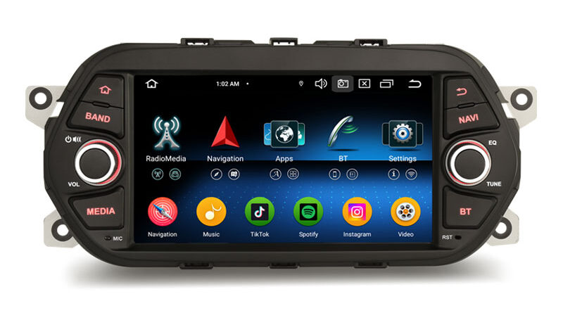 Erisin ES6576E Android 16 Car Stereo GPS Sat CarPlay For FIAT TIPO / AEGEA / EGEA DODGE NEON Bluetooth 5.1 Android Auto