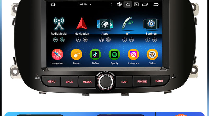 Erisin ES6755X Octa-Core Android 14.0 Car Multimedia CarPlay & Auto GPS TPMS DTV for Fiat 500X 2014-2020 Radio Stereo DS