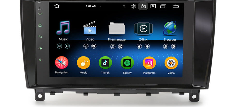 Erisin ES5584C Android 16 Autoradio Bluetooth GPS Navi For Mercedes Benz CLK-Class C209/A209 2005-2009 Car Stereo WiFi D