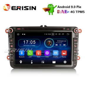Erisin ES8985V 8″ Android 9.0 Pie DAB+ DVD Car Stereo GPS for VW Golf Passat Tiguan Polo Seat