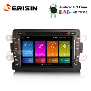 Erisin ES2829D 7″ Android 8.1 DAB+ Car DVD GPS TPMS DTV Autoradio Renault Dacia Duster Dokker Lodgy Sandero