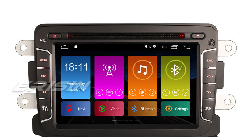 Erisin ES2829D 7″ Android 8.1 DAB+ Car DVD GPS TPMS DTV Autoradio Renault Dacia Duster Dokker Lodgy Sandero