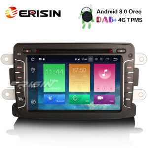 Erisin ES7429D 7″ Android 8.0 Car Stereo DAB+4G GPS CD BT Renault Captur Dacia Duster Lodgy Dokker