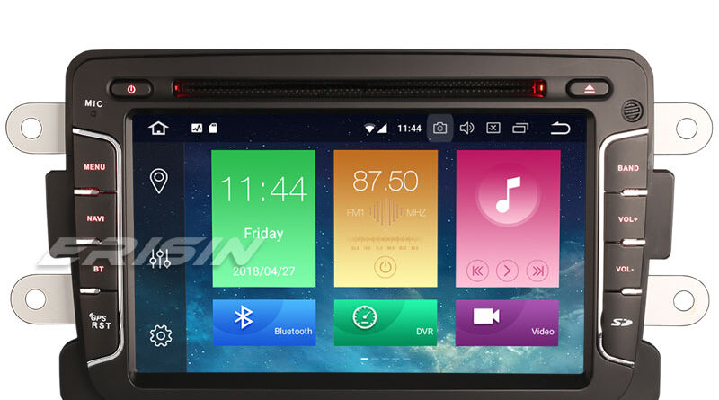 Erisin ES7429D 7″ Android 8.0 Car Stereo DAB+4G GPS CD BT Renault Captur Dacia Duster Lodgy Dokker