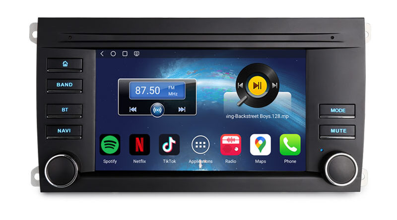 Erisin ES6614C 7″ Octa-Core Qualcomm Android 16.0 Car Radio for Porsche Cayenne 2003-2010 CarPlay & Android Auto DSP IPS