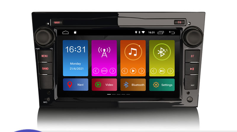 Erisin ES3170PB 7″ Android 12.0 Car Multimedia Player GPS Navigation For OPEL VAUXHALL HOLDEN Combo Zafira Meriva Tigra