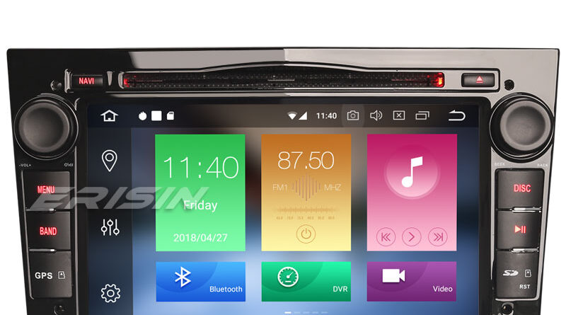 Erisin ES7460PB 7″ Car Stereo Android 8.0 DAB+GPS Vauxhall Antara Vectra Astra Corsa Zafira Sat Nav