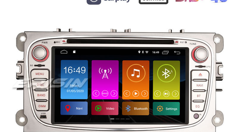 Erisin ES2919FS 7″ Android 10.0 Car Multimedia Player GPS WiFi 4G TPMS DVR DAB+ DSP
