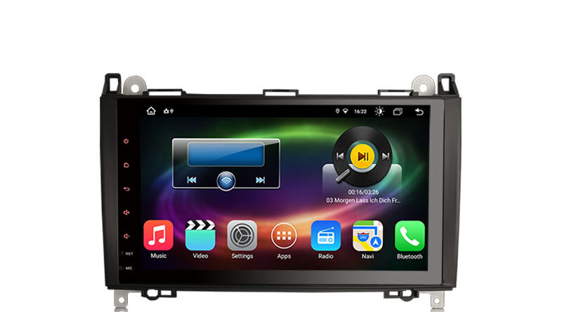 Erisin ES8890B 9″ IPS Screen Android 14.0 Car Stereo GPS For Mercedes Benz A B Class B200 Sprinter Viano Vito Wireless C