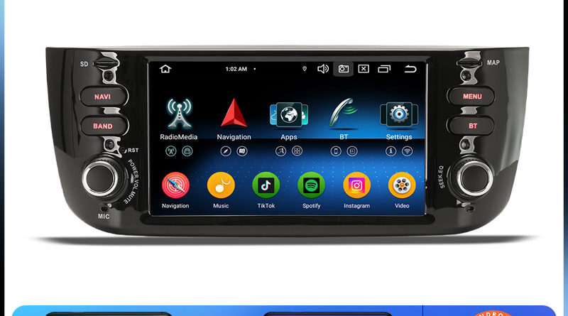 Erisin ES6761P Android 14.0 Car Multimedia CarPlay Auto GPS For Fait Grande Punto 2012-2016 Linea 2012-2016 Radio Stereo