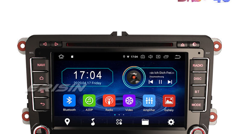 Erisin ES5948V 7″ Android 10.0 Car DVD with GPS Radio WiFi BT OBD for VW Golf Plus Polo MK5 Magotan T5 Caravelle