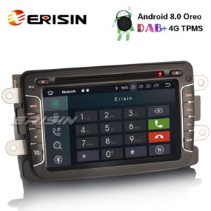 Erisin ES7429D 7″ Android 8.0 Car Stereo DAB+4G GPS CD BT Renault Captur Dacia Duster Lodgy Dokker