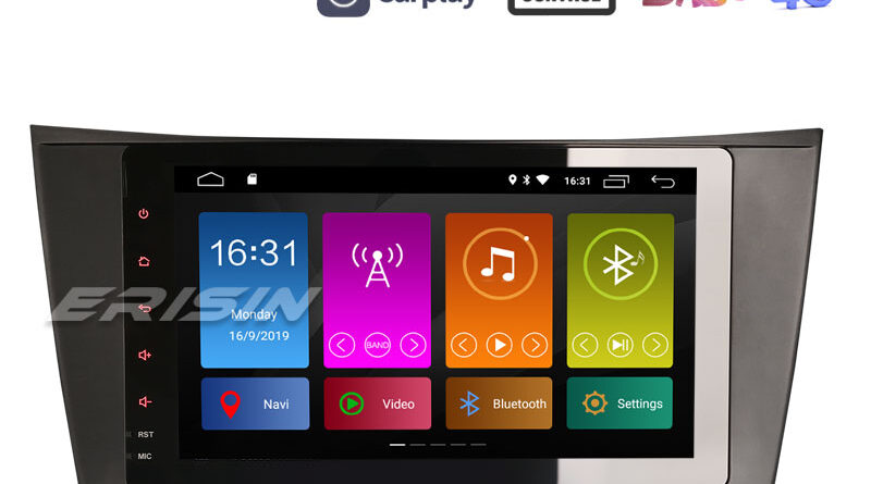 Erisin ES3181E 8″ DSP Android 10.0 Autoradio GPS DAB+ WIFI CarPlay for Mercedes E/CLS/G Classe W211 W219