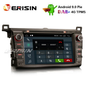 Erisin ES2934R 8″ Android 9.0 Autoradio Car Stereo For TOYOTA RAV4 2013-15 Navi CD DAB+GPS Wifi SWC TPMS DVB-T2