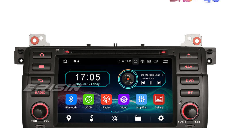 Erisin ES6946B 7″ Octa-Core Android 10.0 Car DVD GPS Radio WiFi BT 4G for BMW M3 E46 3er 318 Rover 75