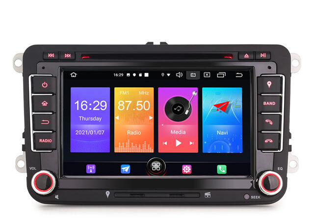 Erisin ES2748V 7″ Android 12.0 Car Stereo For VW Amarok EOS Passat CC Golf 5/6 Jetta SEAT Touran SKODA DAB+ GPS DSP Carp