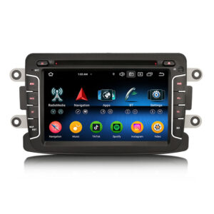 Erisin ES6729DN Octa-Core Android 14 Car Radio DVD For Renault Dacia Duster Logan Sandero Dokker CarPlay AUTO GPS TPMS D