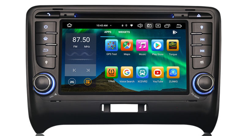 Erisin ES8579T 7″ IPS Android 16.0 Car Radio For AUDI TT MK2 DSP Wireless CarPlay Auto TPMS DAB+ 4G LTE DVD GPS System